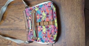 Floral Patterned Crossbody Bag